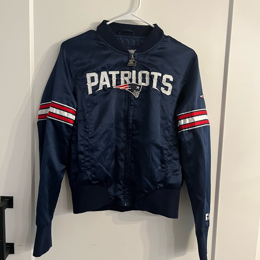 New England Patriots Starter Brand Bomber Jacket